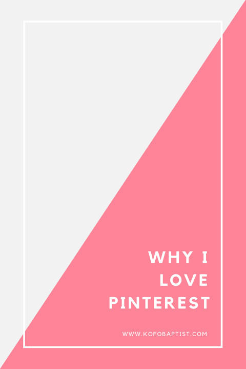 Why I Love Pinterest written by London family photographer Kofo Baptist.