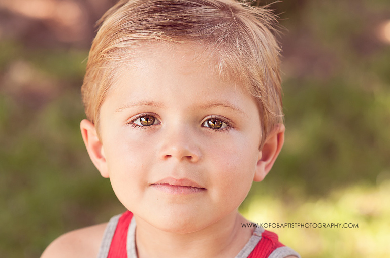 Little boy in the park