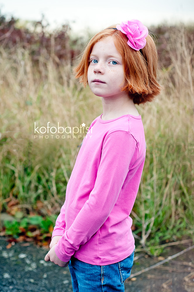 Young girl in the park
