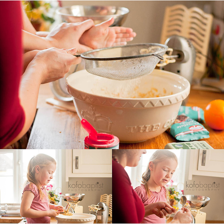 Essex Lifestyle Photographer. Mother & Daughter Baking Shoot.