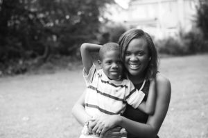 Mummy and son portrait