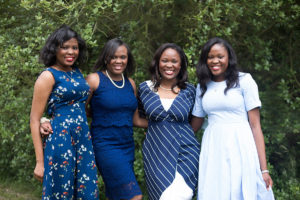 Portrait of four sisters captured by London family photographer Kofo Baptist