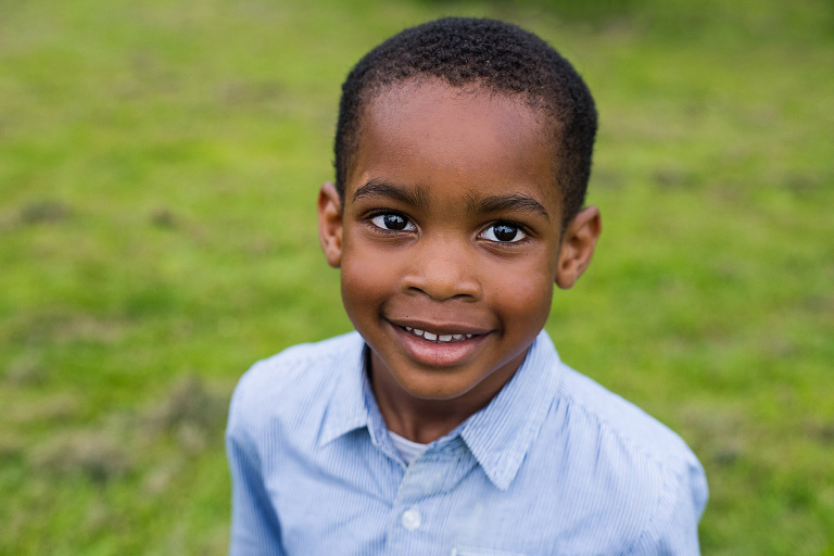 Portrait of young boy captured by London child photographer Kofo Baptist