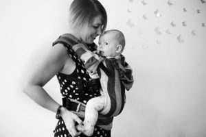 Baby wearing photos captured by photographer Kofo Baptist