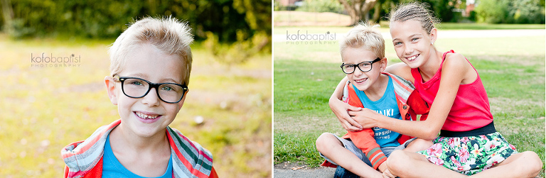 Brother and sister hugging | Child photography in Brentwood