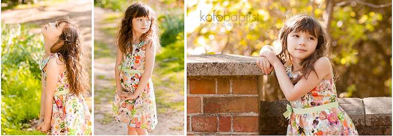 Photo of young girl in the park captured by by Essex Child Photographer