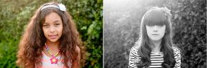 Young girls in the park by Colchester Essex Child Photographer Kofo Baptist