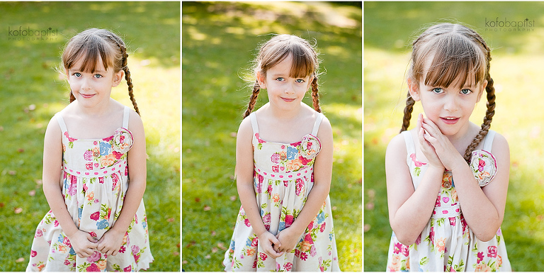 Young girl in the park