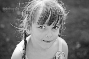 Young girl in the park