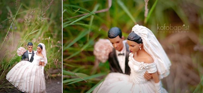 Wedding bride and groom couple doll photo shoot by kofo Baptist Photography