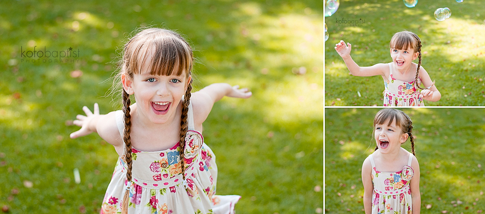 Young girl in the park